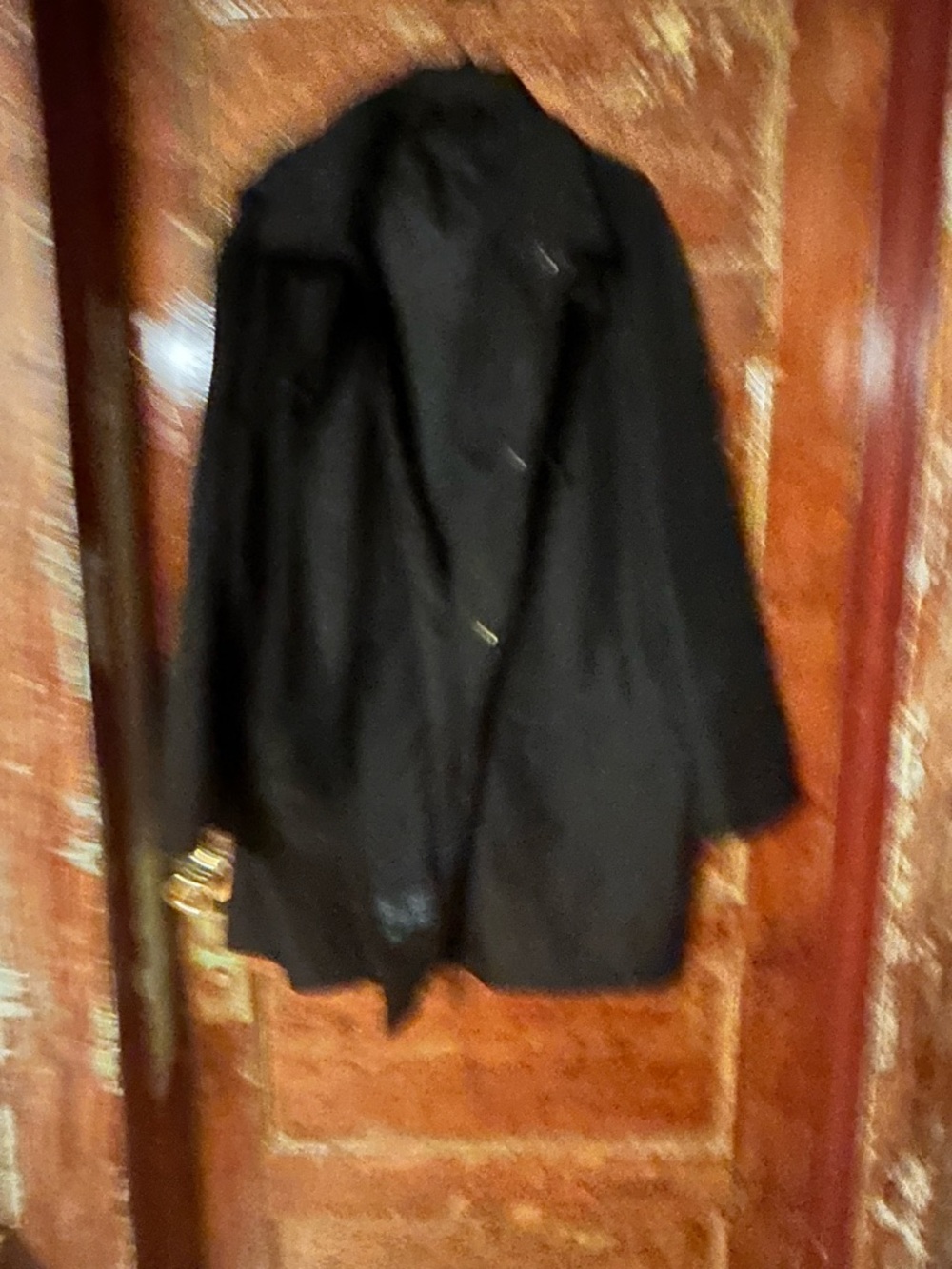Men's Black Trench Coat - Sleek Everyday Outerwear